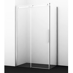 Душевое ограждение WasserKraft Alme 120х80 см 15R06, хром/прозрачное фото 