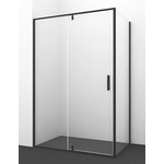 Душевое ограждение WasserKraft Elbe 120х90 см 74P07, черный/прозрачное фото 