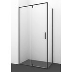 Душевое ограждение WasserKraft Elbe 90х90 см 74P03, черный/прозрачное фото 