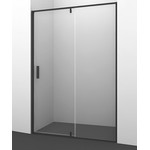 Душевая дверь WasserKraft Elbe 120 см 74P05, черный/прозрачное фото 