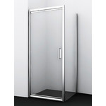 Душевое ограждение WasserKraft Salm 80х80 см 27I02, хром/прозрачное фото 