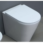 Унитаз приставной Azzurra Forma FMVCTPE00000BI с тонкой крышкой микролифт фото 