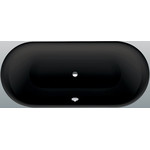 Ванна cтальная Bette Lux Oval 180х80 см 3466-035, чёрный фото 