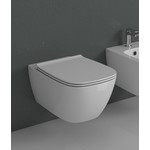 Унитаз подвесной безободковый Globo Genesis GNS02.BI фото 