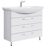 Тумба напольная с раковиной Aqwella Аллегро 105 см Agr.01.10/3 фото 