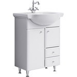 Тумба напольная с раковиной Aqwella Барселона 65 см BA0106K, б/к фото 