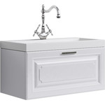 Тумба подвесная с раковиной Aqwella Империя 80 см Emp.01.08/W фото 