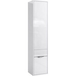 Тумба подвесная с раковиной Aqwella Malaga 90 см Mal.01.09/L, Цвет фасада: белый фото 3