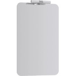 Тумба подвесная с раковиной Aqwella Smart 50 см SRT0105BS, бетон светлый/белый фото 2