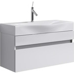 Тумба подвесная с раковиной Aqwella Bergamo 80 см Bеr.01.08/W фото 