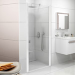 Душевая дверь Ravak Chrome CSD1 90 см 0QV70100Z1 белый/прозрачное фото 