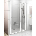 Душевая дверь Ravak Chrome CSD2 100 см 0QVAC100Z1 белый/прозрачное фото 