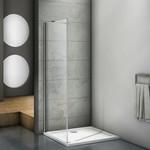 Душевая дверь Bas Mokka WTW-110-C-WE 110 см алюминий/прозрачное фото 3