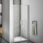 Душевая дверь Bas Mokka SD-90-C-WE 90 см алюминий/прозрачное фото 