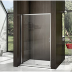 Душевая дверь Bas Latte WTW-140-C-WE 140 см алюминий/прозрачное фото 