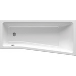 Ванна акриловая Ravak BeHappy II 170x75 см C941000000 L, Размер - мм: 1700х750 фото 