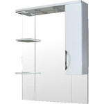 Зеркало-шкаф Стиль 80 см R, белый фото 