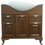 Пенал напольный Стиль Пандора 40 см R, орех фото 2