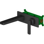 Смеситель для раковины настенный Timo Torne 4371/03SM, черный фото 