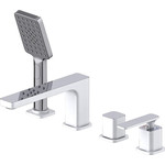 Смеситель для ванны Timo Torne 4330/00-16Y, хром/белый фото 