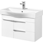 Зеркало-шкаф Акватон Беверли 80 см 1A237102BV010, белый фото 2