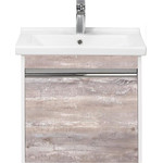 Зеркало-шкаф Акватон Капри 60 см 1A230302KPDA0, белый/бетон пайн фото 2