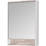 Зеркало-шкаф Акватон Капри 60 см 1A230302KPDA0, белый/бетон пайн фото 