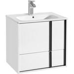 Тумба подвесная с раковиной Акватон Ривьера 60 см 1A2388K1RVX20, белый фото 