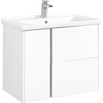 Тумба подвесная с раковиной Акватон Стоун 80 см 1A2282K1SX010, белый фото 