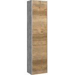 Тумба подвесная со столешницей Aqwella 5 Stars Mobi 120 см MOB0112BS/MOB0712DB, бетон светлый/дуб балтийский фото 4