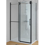 Душевое ограждение Kolpa-San Virgo TK 120х80 см, черный/прозрачное фото 
