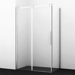 Душевое ограждение WasserKraft Dinkel 120х100 см 58R10, хром/прозрачное фото 