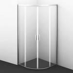 Душевое ограждение WasserKraft Lippe 80х80 см 45S00, хром/прозрачное фото 