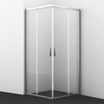 Душевое ограждение WasserKraft Lippe 80х80 см 45S02, хром/прозрачное фото 