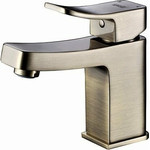 Смеситель для раковины WasserKraft Exter 1603, светлая бронза фото 