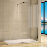 Душевая перегородка RGW WA-01 140х195 см 03100114-11 (стекло 10 мм) с кронштейном в комплекте, хром/прозрачное фото 