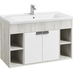 Зеркало-шкаф Акватон Флай 100 см 1A237802FAX10, белый/дуб крафт фото 2