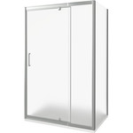 Душевое ограждение Bas Orion WTW-PD+SP G-CH 110х100 см хром/матовое фото 