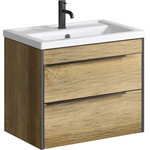 Пенал подвесной Aqwella Fargo 35 см FRG0535DB, дуб балтийский фото 2