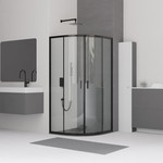 Душевое ограждение RGW CL-54B 90х90 см 32095499-14, черный/прозрачное фото 