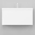 Тумба подвесная с раковиной Velvex Klaufs 90 см tpKLA.90.1Y.NEW-616.216, белый фото 