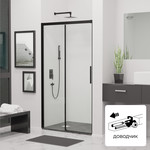 Душевая дверь RGW LE-12B 200 см 34121220-14, черный/прозрачное фото 