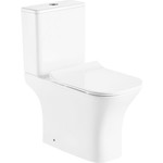 Унитаз-компакт безободковый Mirsant Smart с крышкой микролифт фото 