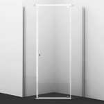 Душевое ограждение WasserKraft Leine 90х90 см 35P11, хром/прозрачное фото 