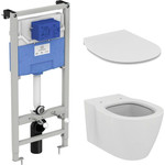 Инсталляция Ideal Standard ProSys с подвесным безободковым унитазом Connect AquaBlade E211601 фото 