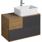 Зеркало Акватон Терра 61 см Led 1A247302TEDY0, дуб кантри фото 3