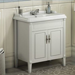 Зеркало-шкаф Comforty Палермо 80 см, белый фото 2