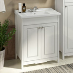 Зеркало Comforty Тбилиси 70 см, белый фото 2