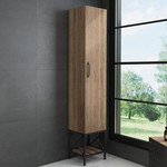 Тумба напольная с раковиной Comforty Бредфорд 75 см, дуб тёмный фото 3