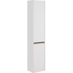 Пенал подвесной Акватон Нортон 34 см 1A249403NT01R, белый/дуб эндгрейн фото 